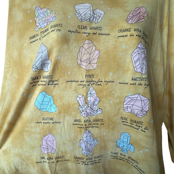Fith Sun Rock and Gem Stone Wash/ Tie-Dye long Sleeve T-Shirt ( XL) - Picture 3 of 10